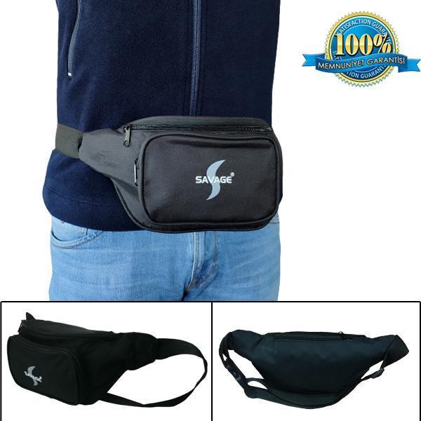 SAVAGE HH0297 Bel Çantası Siyah - Image 1