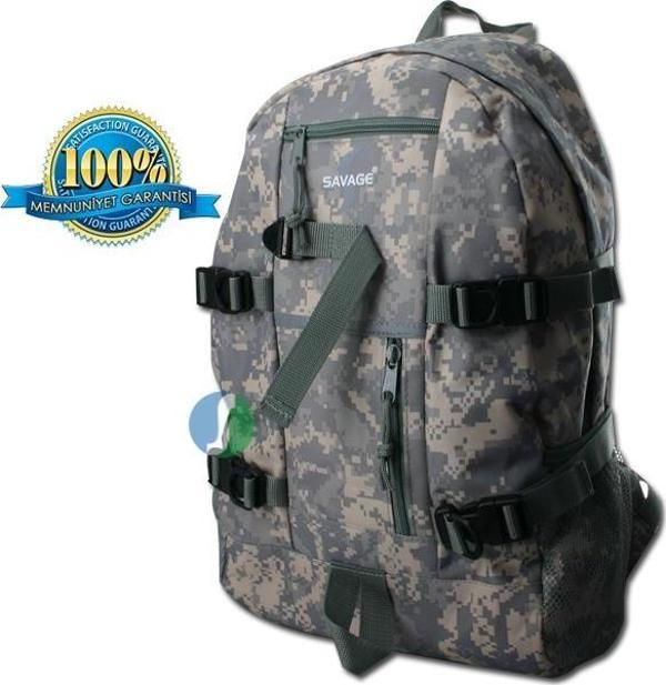 Savage Ventura 40LT. Gri Dijital Kamuflaj Sırt Çantası (HH130666) - Image 1