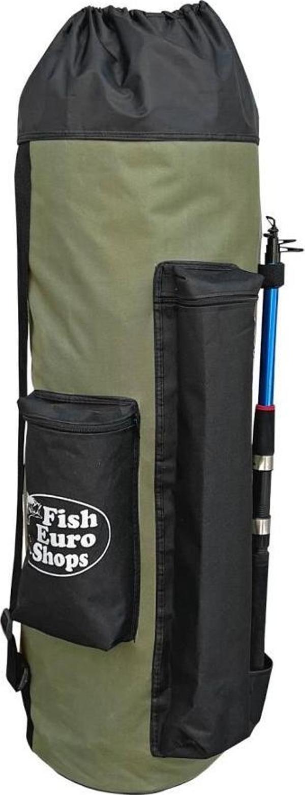 Euro Fish Kamış Çantası Boru Tipi Siyah-Haki 80 cm (38004) - Image 1