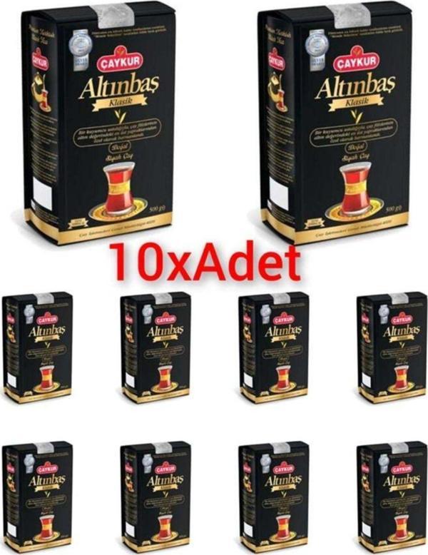 Çaykur 10Xadet Altınbaş 500Gr Taptaze Iki Yapraktır Altınbaş - Image 1
