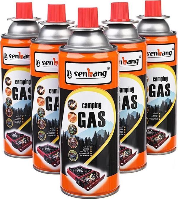 Senbang Kamp Ocak Gazı Valfli Kartuş 227gr - 5 Adet - Image 1