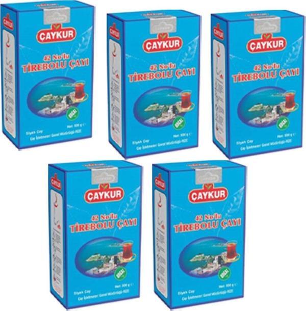 Çaykur 42 No Lu Tirebolu Siyah Dökme Çay 5 X 500 Gr - Image 1