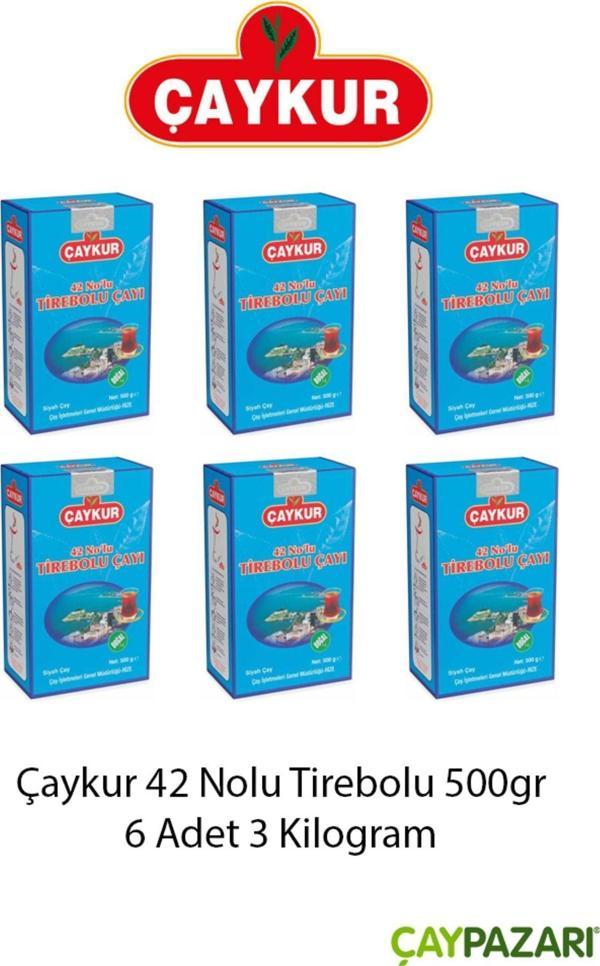Çaykur 42 Nolu Tirebolu 500 Gr. 6 Adet (3 Kilogram) - Image 1