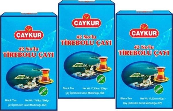 Çaykur 42 Nolu Tirebolu Çayı 500 Gr X 3 Adet - Image 1