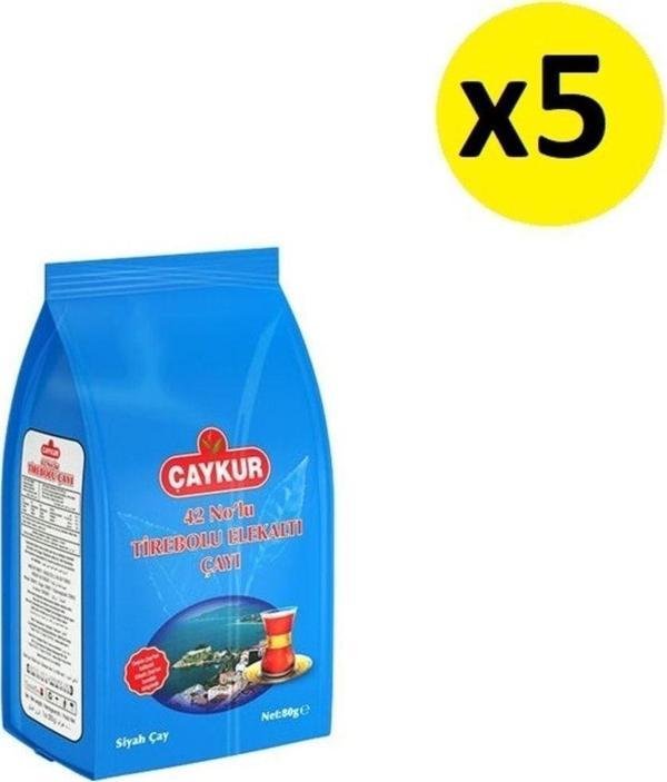 Çaykur 42 Nolu Tirebolu Elekaltı Çayı 80 Gr 5 Adet - Image 1
