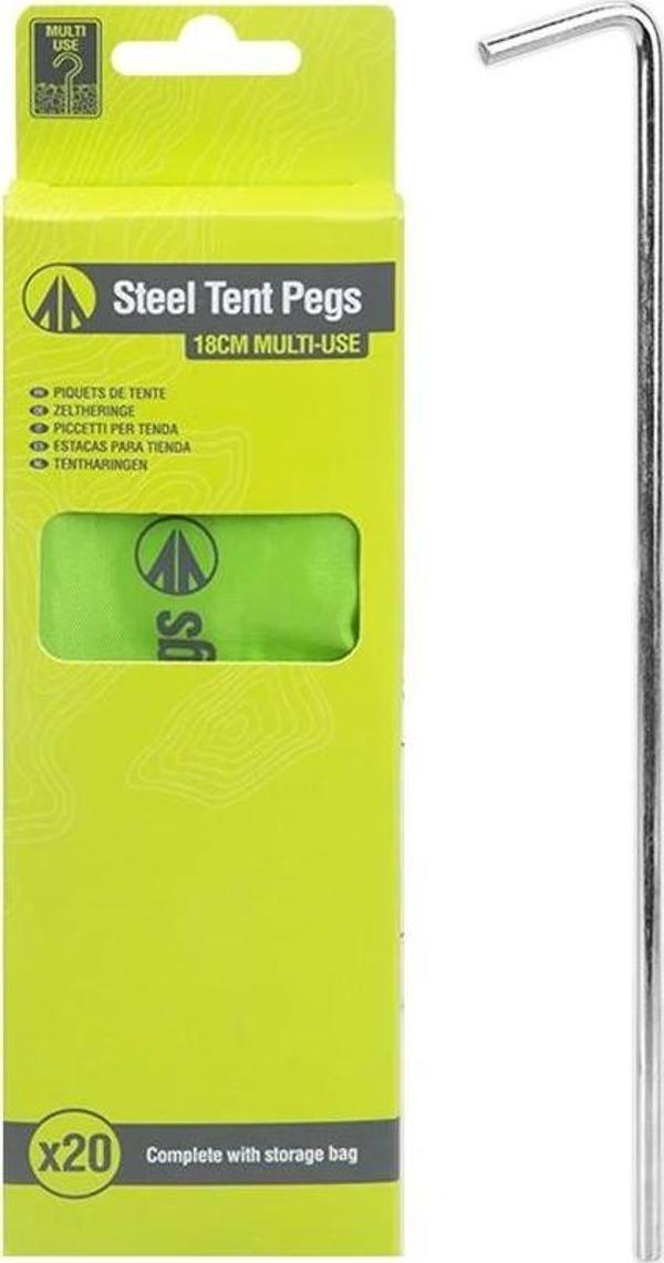 Summit Çelik Çadır Kazığı 18 cm 20'li (581007) - Image 1