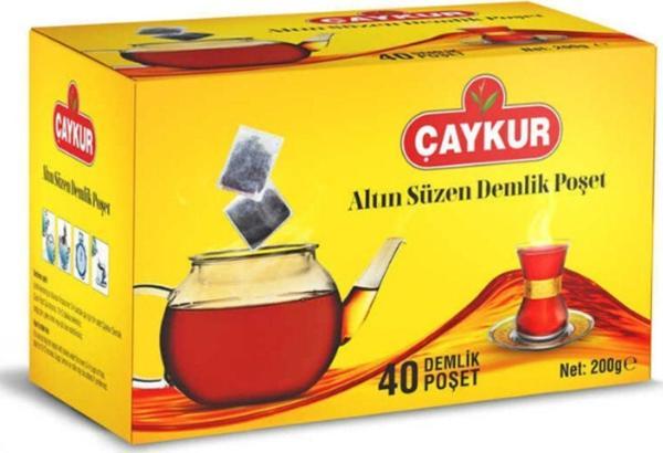 Çaykur Altın Süzen Demlik Poşet Çay 200 Gr. - Image 1
