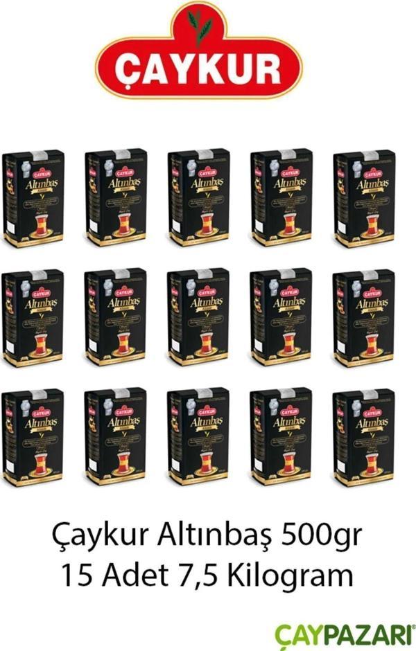 Çaykur Altınbaş Klasik Doğal Siyah Dökme Çay 500Gr X 15 Adet - 1 Koli - Image 1