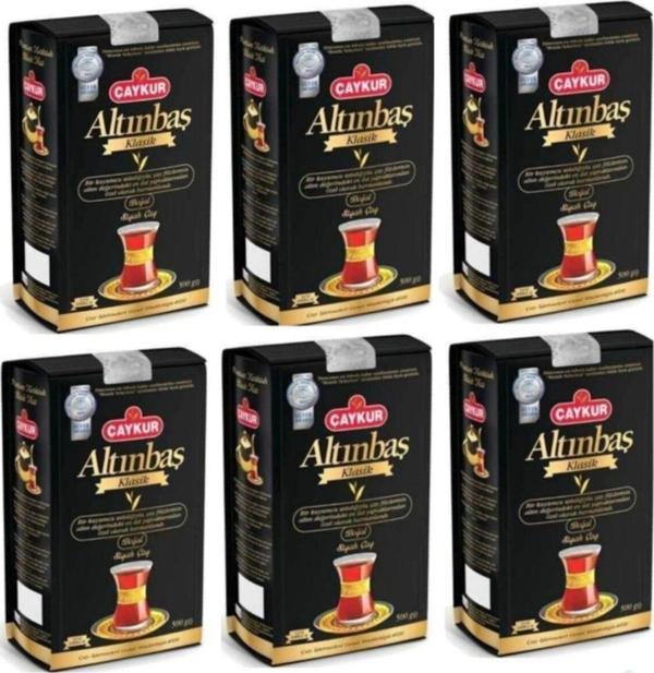 Çaykur Altınbaş Klasik Dökme Çay 500 Gr X 6 Adet - Image 1