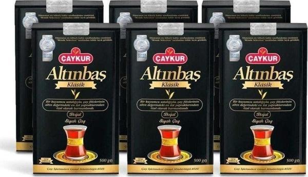 Çaykur Altınbaş Klasik Siyah Çay 500 Gr 6 Adet - Image 1