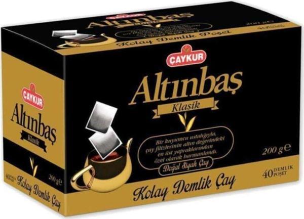 Çaykur Altınbaş Klasik Siyah Kolay Demlik Poşet Çay 40 X 5 G - Image 1