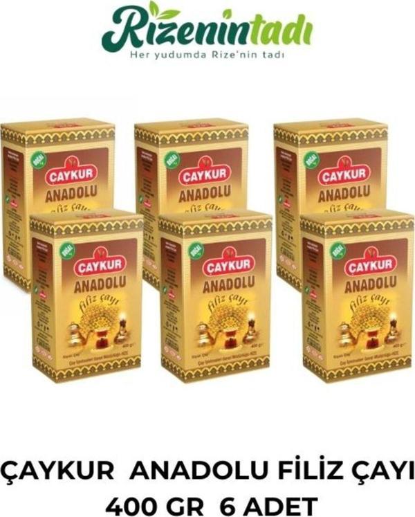 Çaykur Anadolu Filiz Çayı 400 Gr - 6 Adet - Image 1