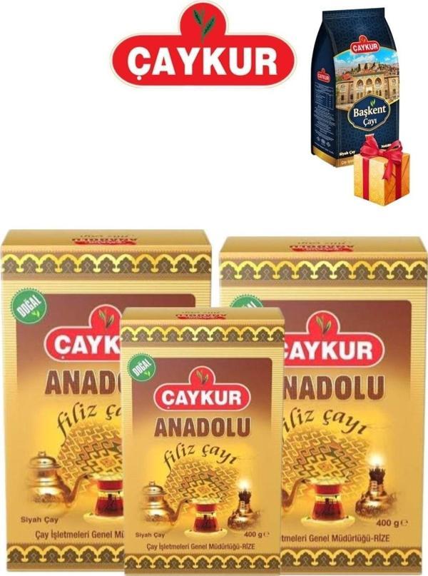 Çaykur Anadolu Filiz Çayı 400Gr Hediyelik (3X) - Image 1