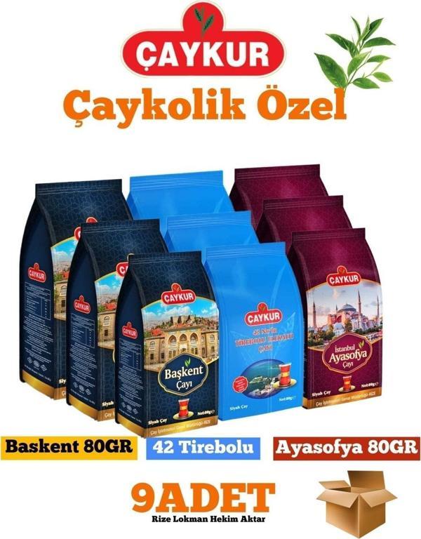 Çaykur Çaykoliklere Özel Hediyelik Çaylar | Başkent 80Gr , Ayasofya 80Gr , Tirebolu42 - Image 1