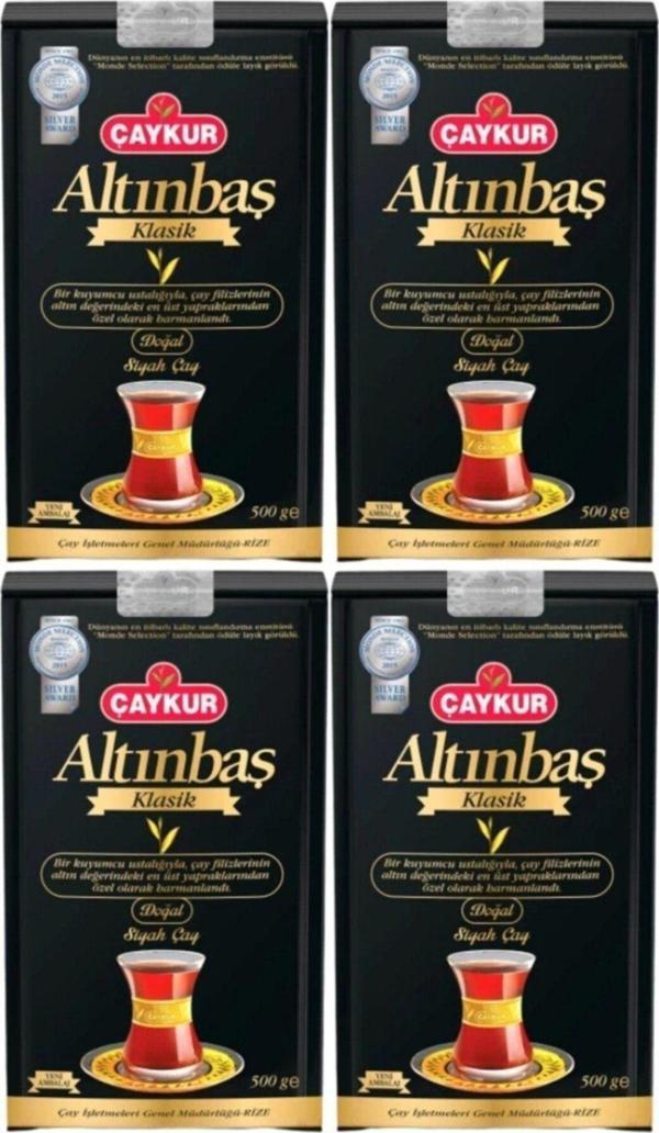 Çaykur Altınbaş Çay 500 Gram 4 Adet - Image 1