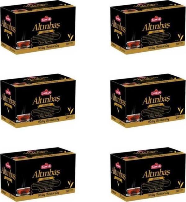 Çaykur Altınbaş Çay Süzme Poşet (Sade) 6*40 Gr - Image 1