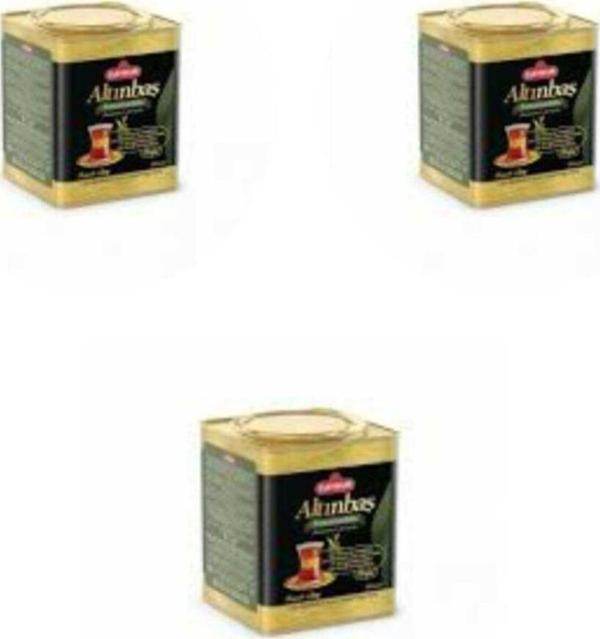 Çaykur Altınbaş Çayı Teneke Kutu Bergamotlu 3*100 Gr - Image 1