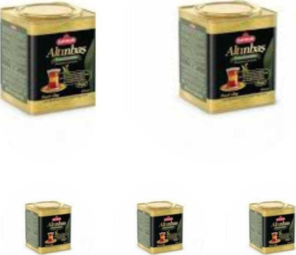 Çaykur Altınbaş Çayı Teneke Kutu Bergamotlu 5*100 Gr - Image 1