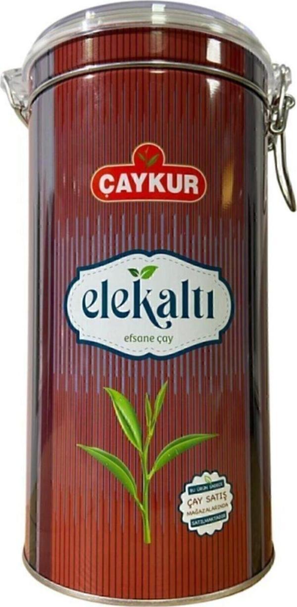 Çaykur Hediyelik Elekaltı Çay 500 Gr (Teneke Silindir Kutu) - Image 1