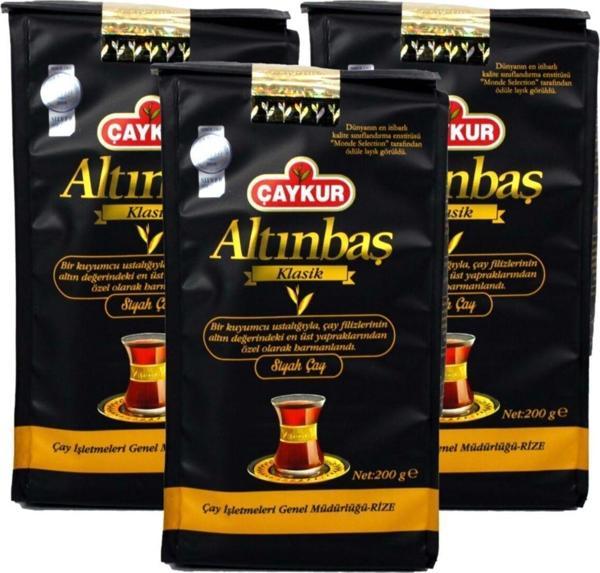 Çaykur Altınbaş Klasik Çay Siyah 200 Gr 3 Adet - Image 1