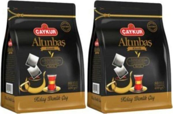 Çaykur Altınbaş Klasik Demlik Poşet Çay 80'Li 400 Gr - Image 1