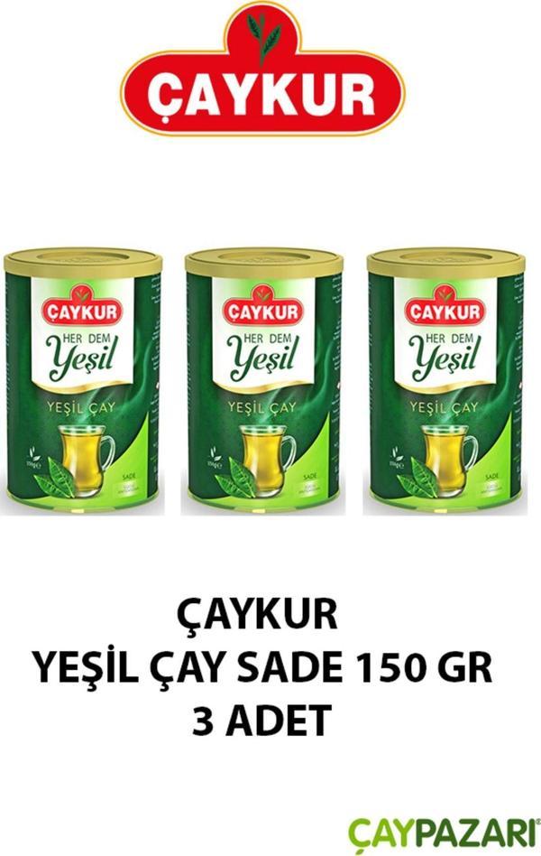 Çaykur Herdem Yeşil Çay 150 Gr. 3 Adet - Image 1