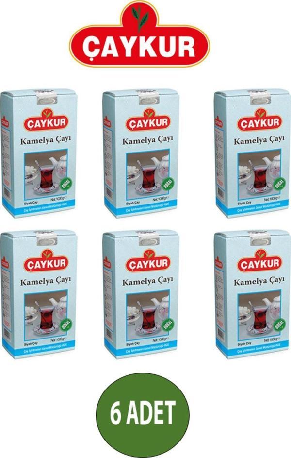 Çaykur Kamelya Çayı 1000 Gr. 6 Adet ( 6 Kilogram ) - Image 1