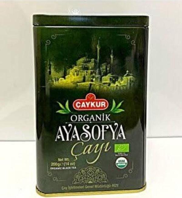 Çaykur Organik Ayasofya 200 Teneke Kutu - Image 1