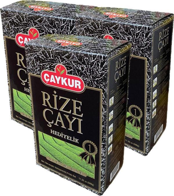 Çaykur Rize Çayı Hediyelik 500 G X 3 Adet ( 1500 G ) - Image 1