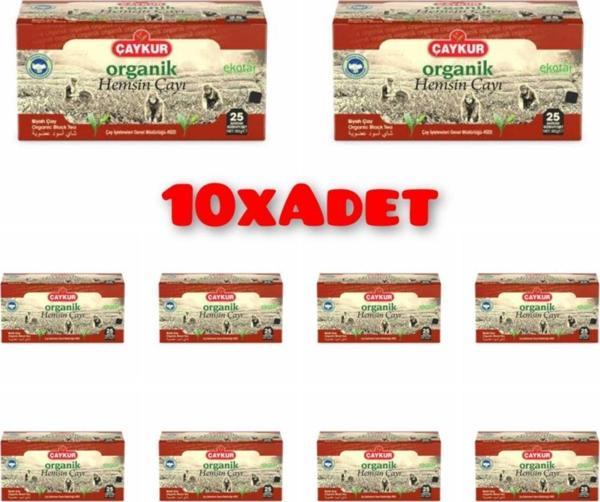 Çaykur Organik Hemşin Bardak Poşet 25'Li 10'Lu - Image 1