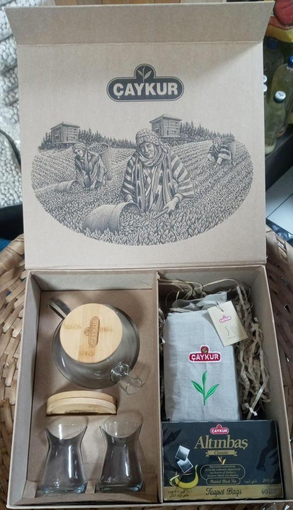 Çaykur Sıfır Atık Hediyelik Çay Seti - Image 1