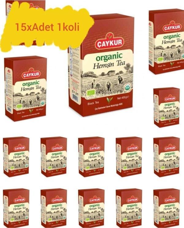 Çaykur Organik Hemşin Çayı 400Gr. 1 Koli (Karton Kutu) 15X Adet - Image 1