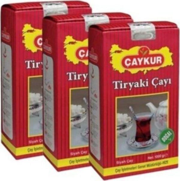 Çaykur Tiryaki Çay 1 Kg 3 Adet - Image 1