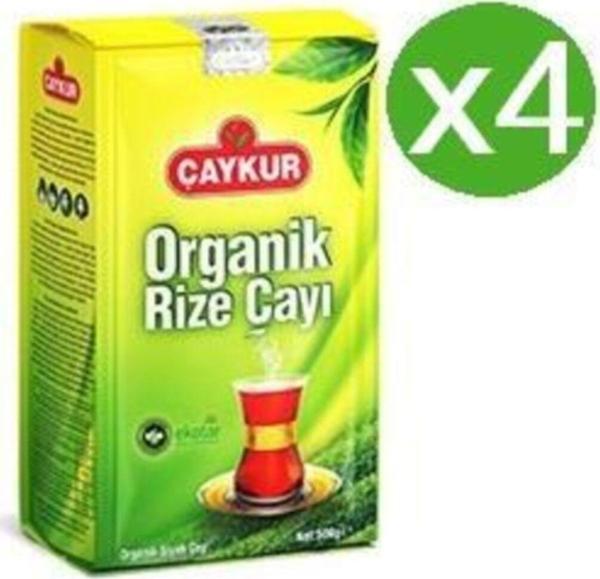 Çaykur Organik Rize Çay 500G X 4 Adet - Image 1