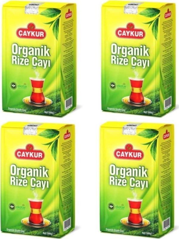 Çaykur Organik Rize Çayı 500 Gr 4 Adet - Image 1
