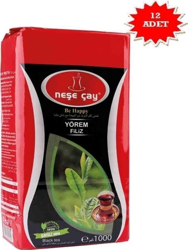 Neşe Çay Yörem Filiz 1 Kg - 12 Adet - Image 1