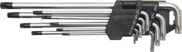 Bgs Allen Anahtar (Alyan Anahtar) Seti Torx Uzun 9 Parça T10-T50 - Image 1
