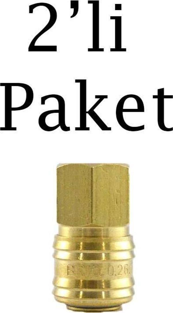 Brio Hava Hortum Dişi Gövde Kamalı 1/4 2'li Paket - Image 1