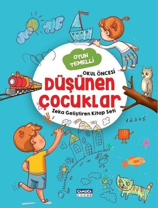 Düşünen Çocuklar - Zeka Geliştiren Kitap Seti - Okul Öncesi Oyun Temelli - Çamlıca Çocuk Yayınları - Image 1