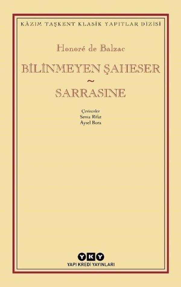Bilinmeyen Şaheser - Sarrasine - Yapı Kredi Yayınları - Image 1
