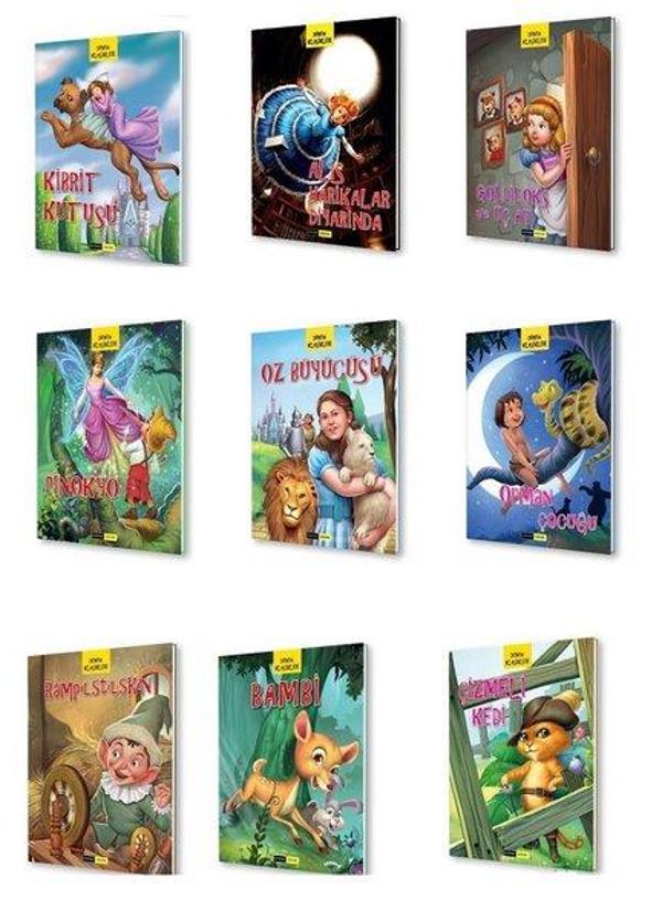 1. Sınıflar İçin Dünya Klasikleri Seti - 10 Kitap Takım - Gendaş Çocuk - Image 1