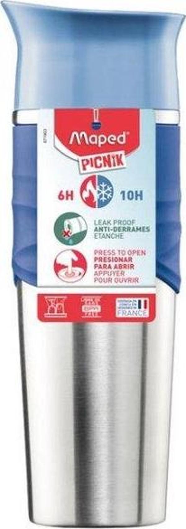 Maped 320 ml Çelik Termoslu Matara Mavi - Image 1