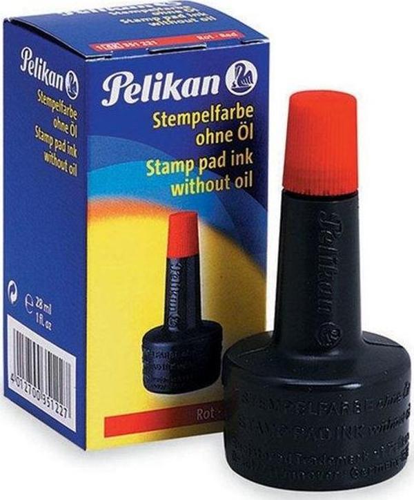 Pelikan 30cc Stampa Mürekkebi Kırmızı  - Image 1