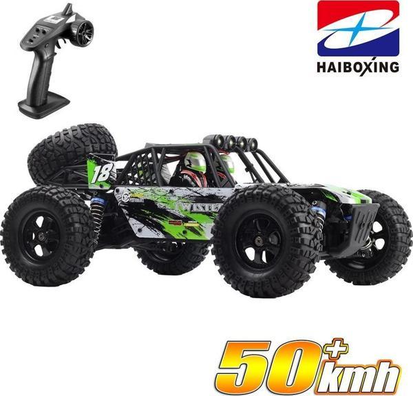 HAIBOXING RC 1/12 905 Twister 50+ KM/H Sürat 4X4 Uzaktan Kumandalı RC Model Araba RTR Elektrikli 4WD Offroad Truck Yeşil - Image 1