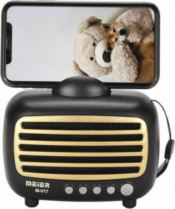 Meier M-V17Bt Mini Boy Fm Radyo Taşınabilir Standlı Hoparlör - Image 1