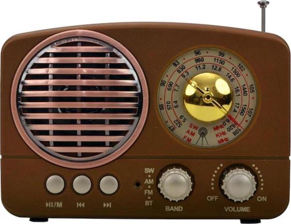 Nostaljik Fm Radyo Bluetooth-Usb-Retro Meier M161-Bt - Image 1