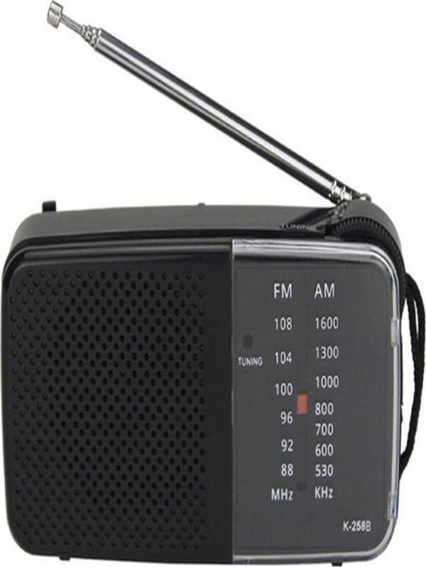 Radyo Pilli Cep Radyosu Fm-am Güçlü Çekim Kaliteli Kulaklık Girişi Olan El-cep-deprem Çantası Radyo - Image 1