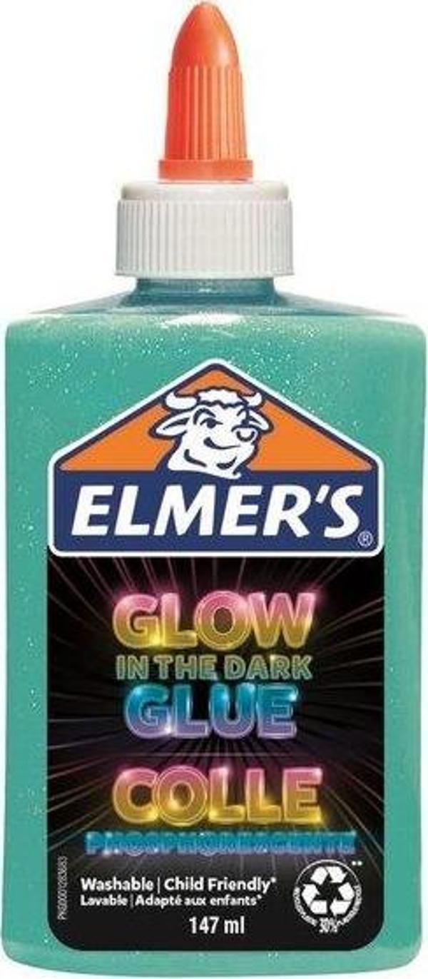 Elmer's Karanlıkta Parlayan Yapıştırıcı Mavi 147ml - Image 1