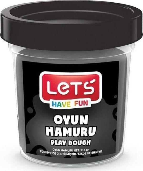 Lets Şeffaf Bardak Oyun Hamuru Siyah L8440-10 - Image 1