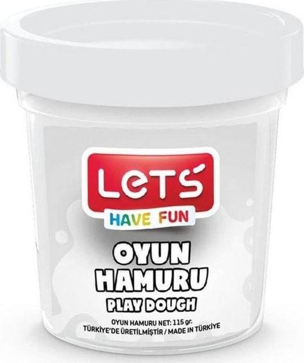 Lets Şeffaf Bardak Oyun Hamuru Beyaz L8440-5 - Image 1